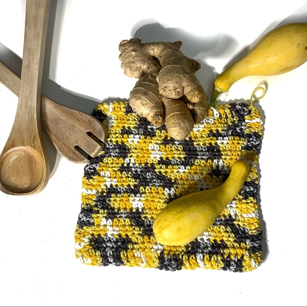 Handmade 100% cotton dish towel